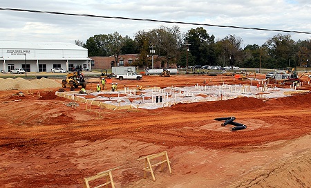 Site work has begun on a new $11.5-million men’s residence hall that will be located on the site of the old football field on EMCC’s Scooba campus. Site work has begun on a new $11.5-million men’s residence hall that will be located on the site of the old football field on EMCC’s Scooba campus.