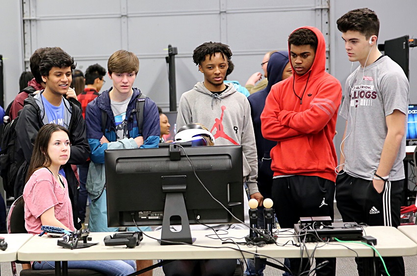 The public is invited to attend a Technology Expo Oct. 3 and a Local Area Network, or LAN, party on Oct. 4. Both events will be take place in the Lyceum Auditorium on East Mississippi Community College’s Golden Triangle campus. Pictured here are attendees of a LAN party hosted by EMCC earlier this year. The public is invited to attend a Technology Expo Oct. 3 and a Local Area Network, or LAN, party on Oct. 4. Both events will be take place in the Lyceum Auditorium on East Mississippi Community College’s Golden Triangle campus. Pictured here are attendees of a LAN party hosted by EMCC earlier this year.